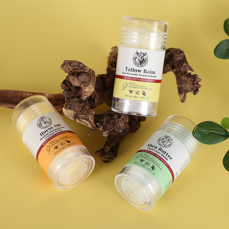 Beeswax Dead Skin Foot Callus Remover Foot Cream Care Stick Cracked Heel Repair Whipped Beef Tallow for Dry Feet - 3